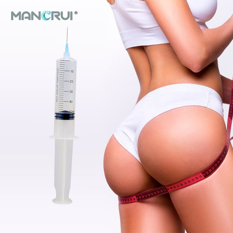 Big butt injection 50cc ha filler acido hialuron inyect professional Big ass injection body filler acide hyaluronique fesses 50ml buttock butt injection fillers（Certified by CE and FDA.）