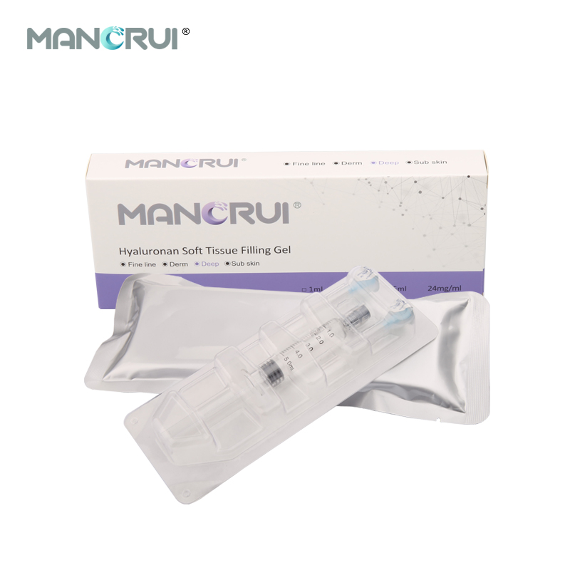 Deep 5ml Hyaluronic Acid Filler for Deep wrinkles and lines, Nasolabial folds, Marionette lines, Forehead wrinkles, Chin contour, Nose shape（Certified by CE and FDA.）