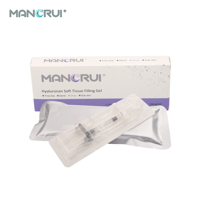 Deep 1ml Cross Linked Hyaluronic Acid Filler for Nose Shape, Chin Contour & Wrinkle Removal – Nasolabial, Marionette, Forehead Lines, Structural volume loss lines