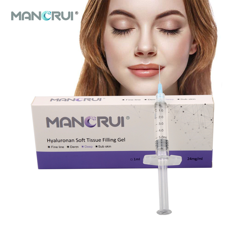 Deep 5ml Hyaluronic Acid Filler for Deep wrinkles and lines, Nasolabial folds, Marionette lines, Forehead wrinkles, Chin contour, Nose shape（Certified by CE and FDA.）